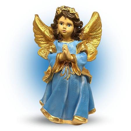 Imagem de Anjo Para Decoracao Batismo Batizado Lembrança 23cm