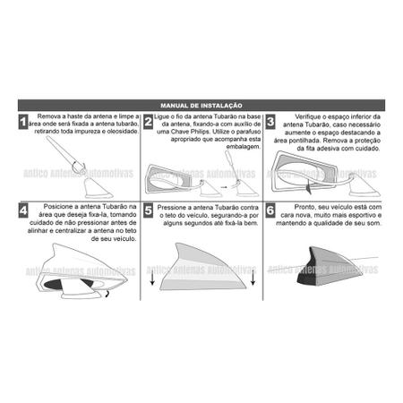 Imagem de Antena de Teto Shark Tubarão Receptor Am Fm Carro Universal