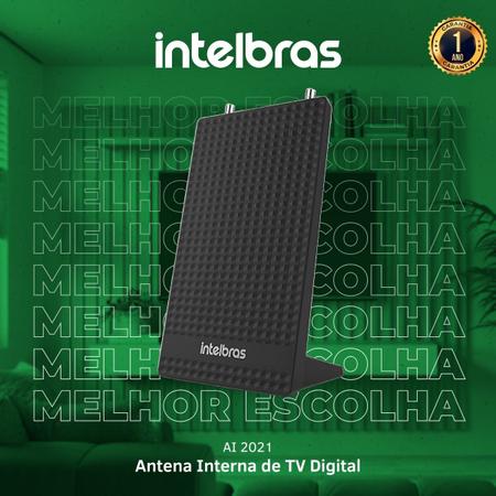 Imagem de Antena de TV Interna Intelbras UHF/ VHF/ HDTV / FM AI 2021