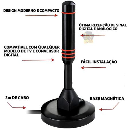 Imagem de Antena Digital Hdtv Tomate Mta-3011 Premium