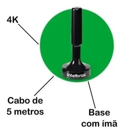 Imagem de Antena Interna P/ Tv Digital Intelbras Ai 2031 Uhf Hdtv 4k