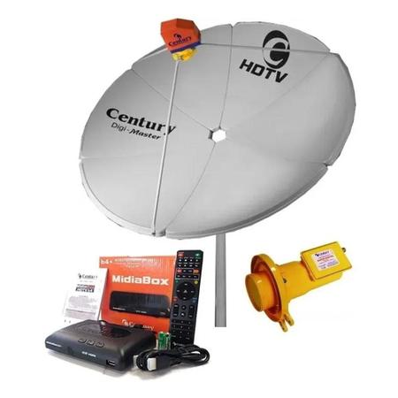Antena Parabolica Century Md170 Monoponto Sem Receptor Artigo: 12688 -  Fujioka Distribuidor, antena parabolica 