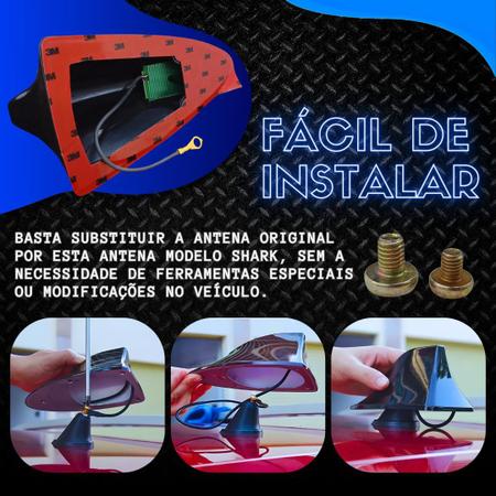 Antena Tubarao Automotiva shark carro enfeite esportiva receptiva AM FM Honda civic ford golf nissan celta peugeot fox gol vectra jetta hb20 - Cardad Imagem de Antena Tubarao Automotiva shark carro enfeite esportiva receptiva AM FM Honda civic ford golf nissan celta peugeot fox gol vectra jetta hb20