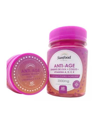 Imagem de Anti Age (Semente de Uva + COQ10) 2000mg 60 Softgels