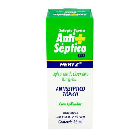 Imagem de Anti-Séptico Hertz Solução Tópica com Aplicador 30ml