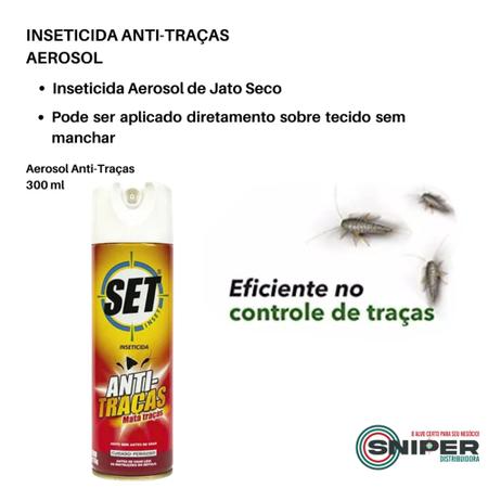 Imagem de Anti-Traças Aerosol Set Inset 300ml  - Multibrands