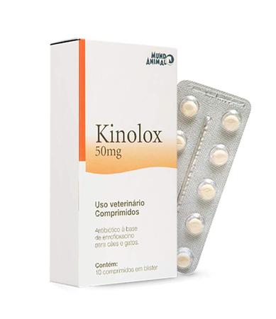 Imagem de Antibiótico Kinolox 50mg - 10 comprimidos