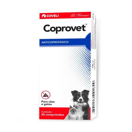Imagem de Anticoprofágico para Cães e Gatos Coprovet - 20 comprimidos