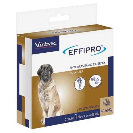 Imagem de Antipulgas E Carrapatos Para Cães 40 A 60 Kg Effipro Virbac