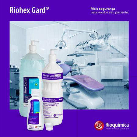 Imagem de Antisséptico bucal riohex gard 0,12% gel 20g kit c/5