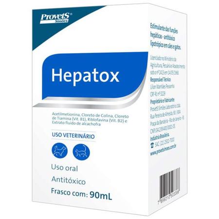 Imagem de Antitóxico Provets Hepatox para Cães e Gatos