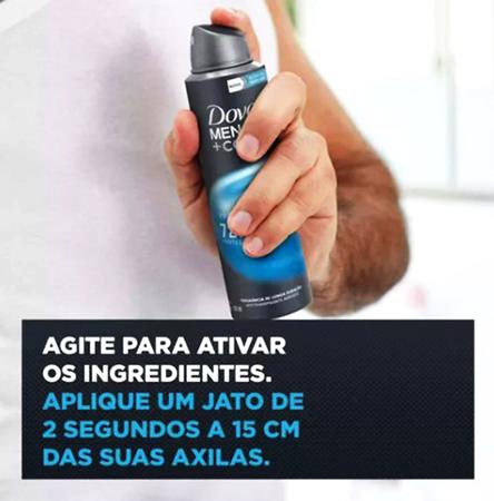 Imagem de Antitranspirante Aerossol Dove Men+Care 72h Creme Hidratante Cuidado Total 150ml