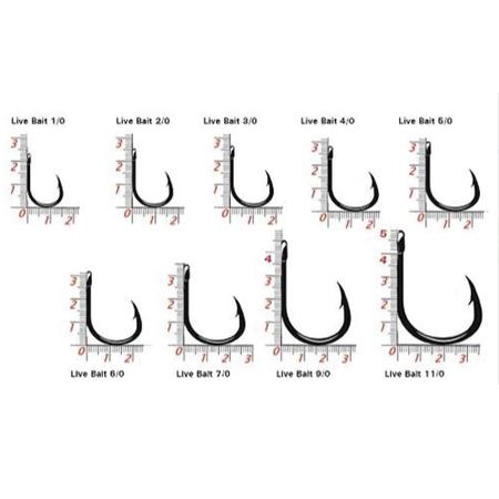 Anzol Live Bait Marine Sports 7/0 Imagem de Anzol Live Bait Marine Sports 7/0