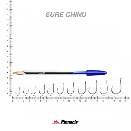 Imagem de Anzol Sem Fisga Farpa Pinnacle Chinu Sure Black N12 C/20un