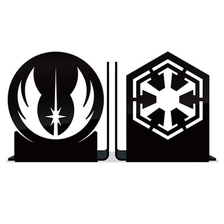Imagem de Aparador de Livros Star Wars - Jedis vs Sith