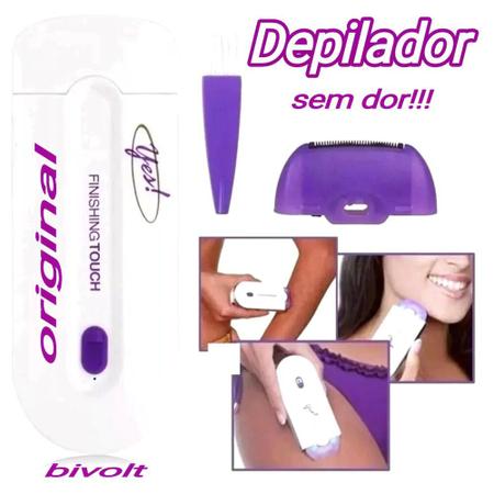 Imagem de Aparador Depilador De Pelos Pescoço bigode costeleta Lamina pele oleosa  bonita bivolt 