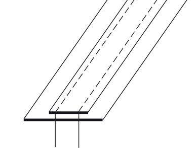 Imagem de Aparelho Calha Com Tensor desenvolvido para aplicação de elástico sobre a peça Tamanho 1,0cm a 2,0cm