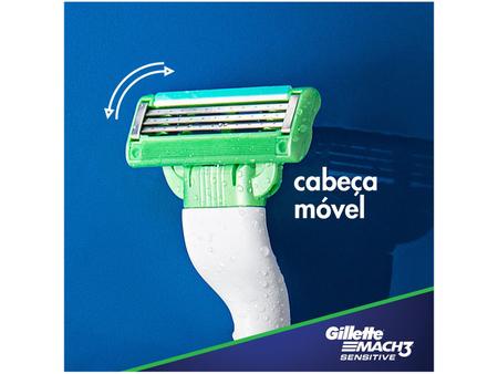 Imagem de Aparelho de Barbear Gillette Mach3 Aqua-Grip 