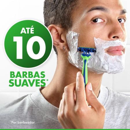 Imagem de Aparelho de Barbear Prestobarba 3 Gillette Sensecare c/ 8 Unidades