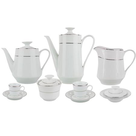 Aparelho de Chá e Café Porcelana Schmidt 53 peças - Dec. Vitoria 0397 em  Promoção na Americanas