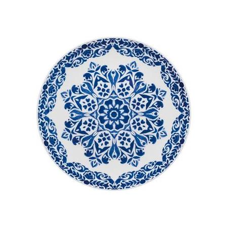 Imagem de Aparelho de Jantar Blue Indian - 20 Peças - Conjunto de Mesa de Jantar Clássico de Luxo - Clássico Requintado: Aparelho de Jantar de Porcelana