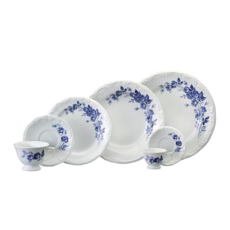 Aparelho de Jantar Porcelana Schmidt 42 peças - Dec. Vitoria 0397 - SCHMIDT