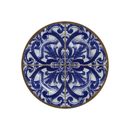 Imagem de Aparelho de jantar com 12 peças coimbra c/ bowl azul royal