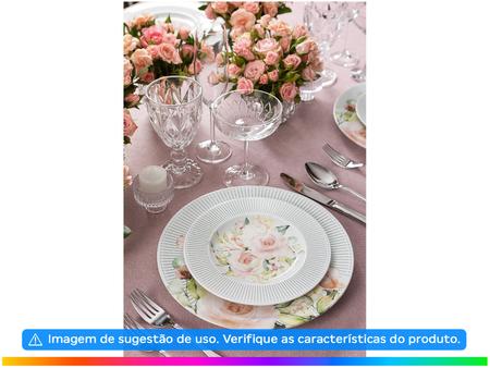 Imagem de Aparelho de Jantar e Chá 20 Peças Tramontina Redondo de Porcelana Branco Ornatta 96589050