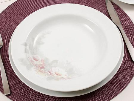 Imagem de Aparelho de Jantar Porcelana 30 Peças Romântica