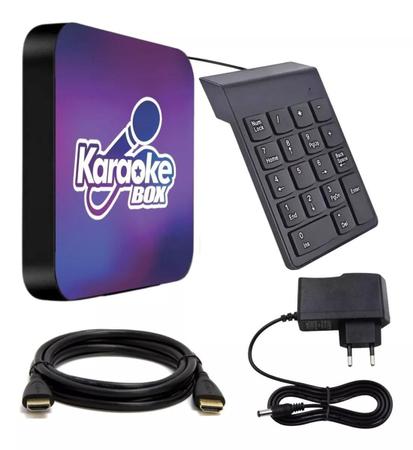 Imagem de Aparelho De Karaoke Box Com Pontuação + 2 Mic + Cx De Som