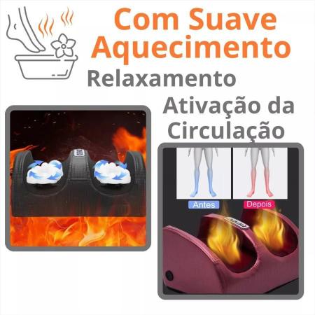 Imagem de Aparelho De Massagem Elétrico Para Pés E Pernas Bivolt