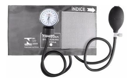 Imagem de Aparelho De Medir Pressão Esfigmomanômetro Adulto Fecho por Contato Premium