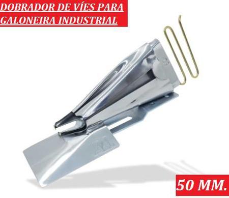 Imagem de Aparelho De Passar Viés Em Galoneira  Fechada Industrial 50 MM. 2 Dobras Ideal Para Passar Dobrar Tecidos