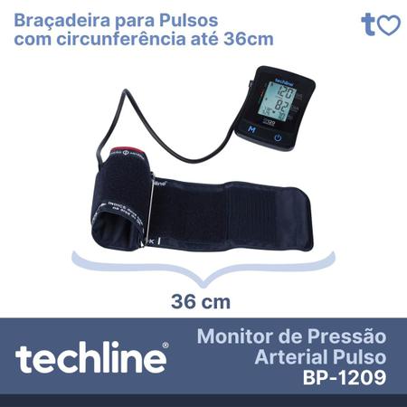 Imagem de Aparelho De Pressão Arterial De Braço Bp-1209 Techline