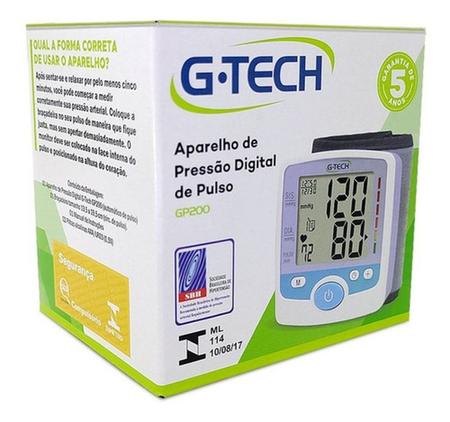 Imagem de Aparelho De Pressão Arterial Digital G-tech Gp200 Pulso