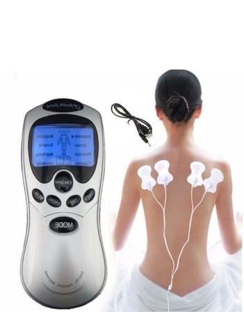 Imagem de Aparelho Digital Fisioterapia Acupuntura Massagem C/ 4 Eletrodos Pulso Magnético  Alívio Das Dores