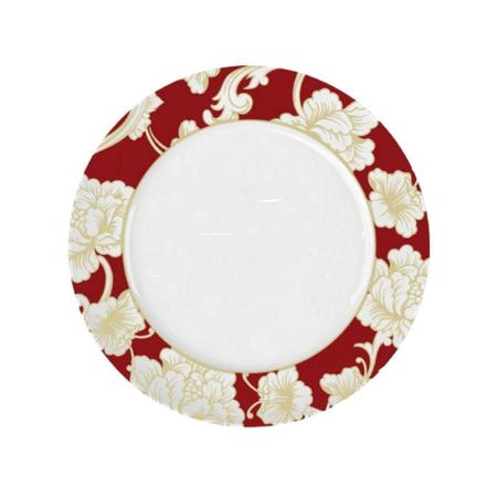 Imagem de Aparelho Jantar 24pç Versa Natal Vermelho Porcelana