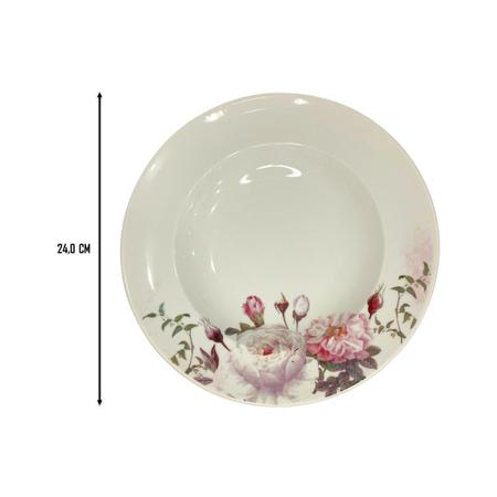 Aparelho Jantar/Chá Porcelana 16 Pçs Versa Garden Germer - Lulay