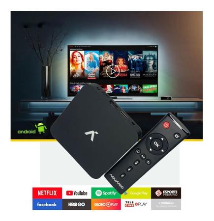 Aparelho Conversor TV Box (Transforma sua Tv em Smart) Netflix