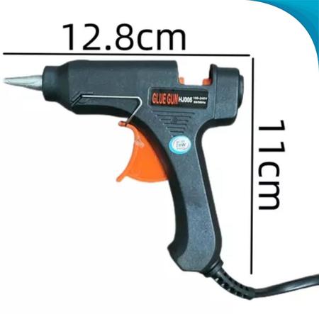 Aplicador de Cola Quente Grande para Projetos de Arte Alta Temperatura Bivolt 110v/220v Com Garantia - BlackWatch Imagem de Aplicador de Cola Quente Grande para Projetos de Arte Alta Temperatura Bivolt 110v/220v Com Garantia