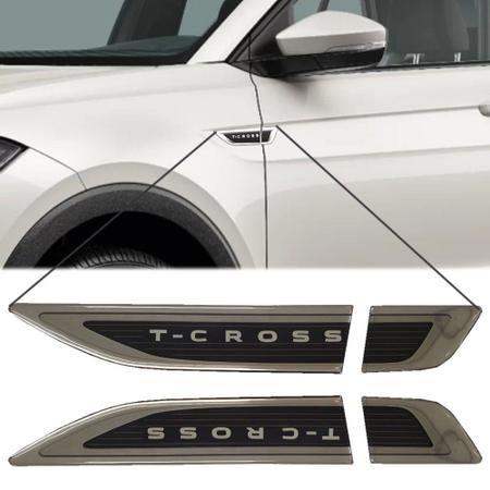 Imagem de Aplique Emblema Lateral Tag Volkswagen T-Cross Tcross 2019 20 21