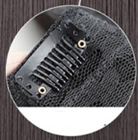 Imagem de Aplique Tic-Tac Identico ao Cabelo Humano 70 cm Castanho Claro Liso - Weng