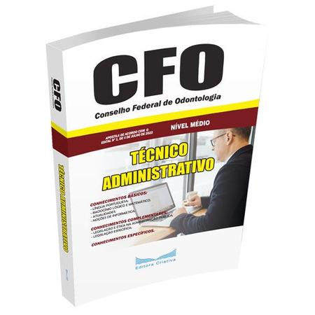 Imagem de Apostila CFO 2022 - Técnico Administrativo