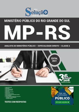 Imagem de Apostila Concurso Mp Rs - Analista: Direito Classe A