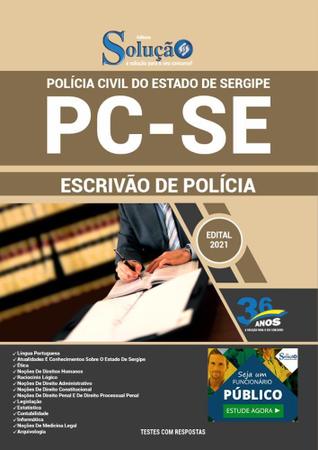 Imagem de Apostila Concurso Pc Se - Escrivão De Polícia