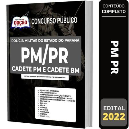 Apostila Concurso Pm Pr - Cadete Pm E Cadete Bm - Apostilas Opção Imagem de Apostila Concurso Pm Pr - Cadete Pm E Cadete Bm