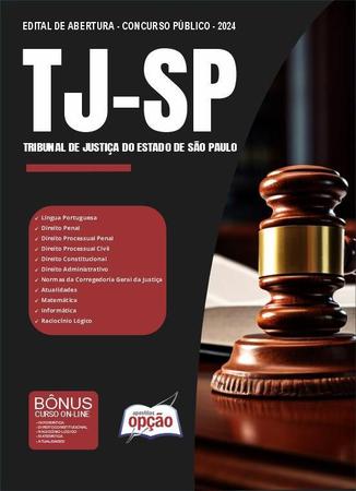 Imagem de Apostila Concurso Tj Sp 2024 - Escrevente Técnico Judiciário