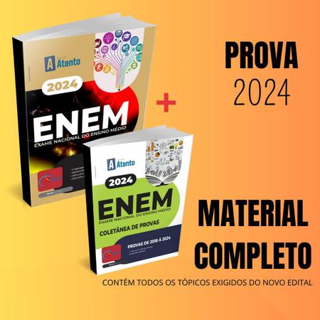 Imagem de Apostila Enem 2024 Caderno de Provas