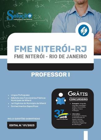 Imagem de Apostila FME Niterói - RJ 2024 Professor I