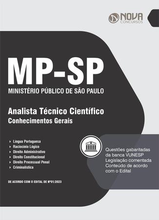 Concurso MP-SP 2023: Inscrição para Analista com salário de R$ 16